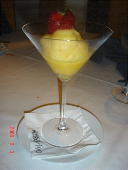 Homemade gelato (single scoop)-Mango
