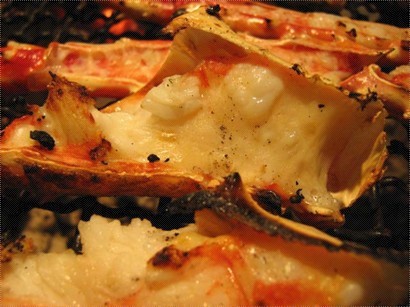 網燒過鱈場蟹腳不單留有烤過的味道,烤過後依然爽口有彈性,又不失蟹味