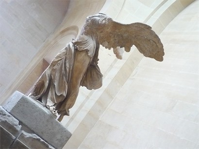 The Nike of Samothrace (winged Victory), 