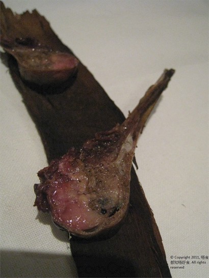 Woodcock with guanabana的烤鷸頭