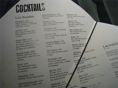 Cocktail選擇頗多
