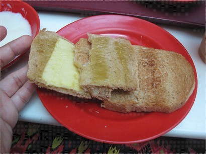  FRESH BUTTER WITH EACH OF TOAST