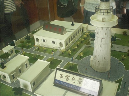 鵝鑾鼻燈塔旁嘅小博物館，有全景模型