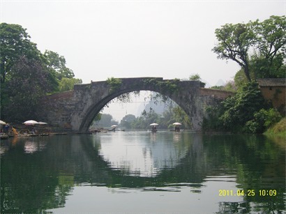 已超過600年歷史的遇龍橋, 曾拍攝劉三姐