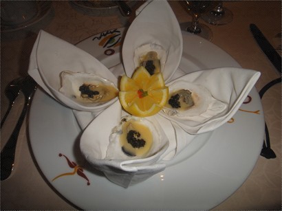 Poached Oysters