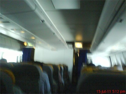 去程乘德航747，充滿老爺機的氣味