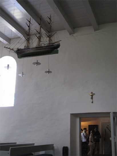 北歐教堂常見的吊船模型