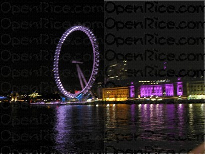 晚上的倫敦眼也很美