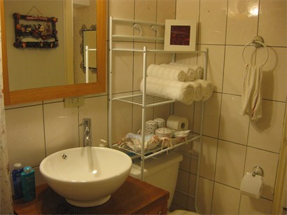 洗手間...但係無浴缸也沒有企缸，所以每晚沖完涼廁所都濕晒