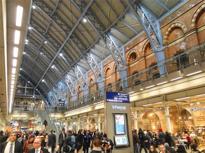 早於1868年建成的St. Pancras 車站