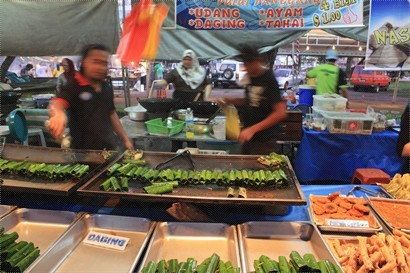 One of the food stall