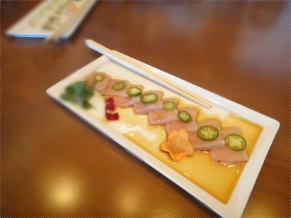 Yellowtail Sashimi with Jalapeno