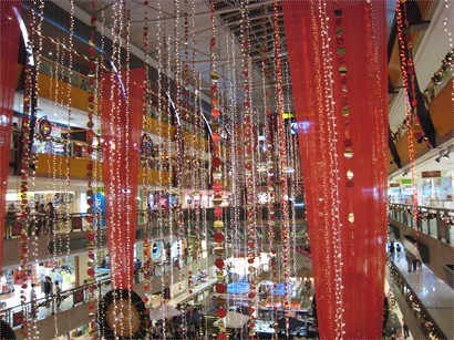 Plaza Singapura的聖誕裝飾