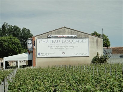 Margaux: Château Lascombes之路牌