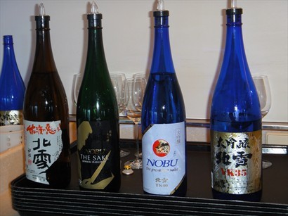 Sake試酒會中之不同酒品