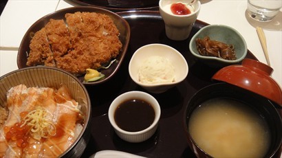 Chirashi Sushi & Tonkatsu Set