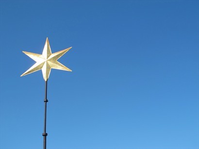 這是塔上看到的星星標記