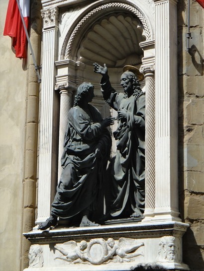 Orsanmichele: Christ & St. Thomas