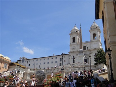 Trinità dei Monti church & the Spanish Steps