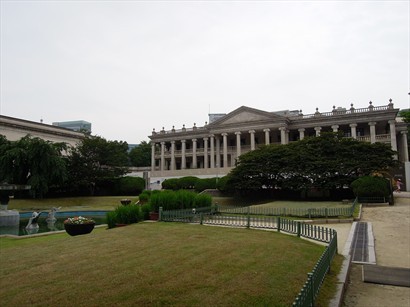 德壽宮的特別之處是能看到西方庭院的建築