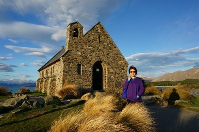 Church of the Good Shepherd next to the lake