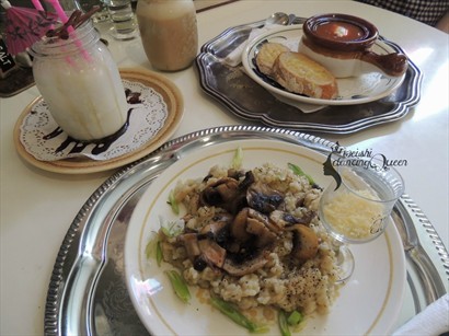 Risotto with mushroom n cheese