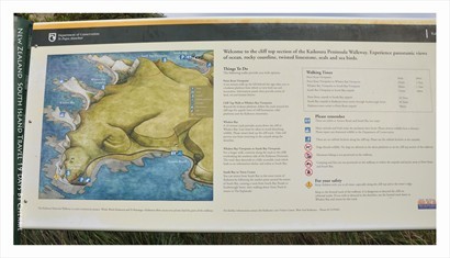 Kaikoura - Whalers Bay 觀景地圖