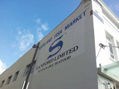Auckland Fish Market的門牌