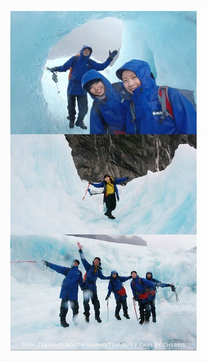 穿越冰洞,驚險跨過中空的冰河間,太有挑戰了!