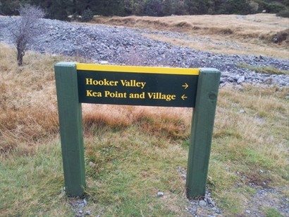 向Hooker Valley進發