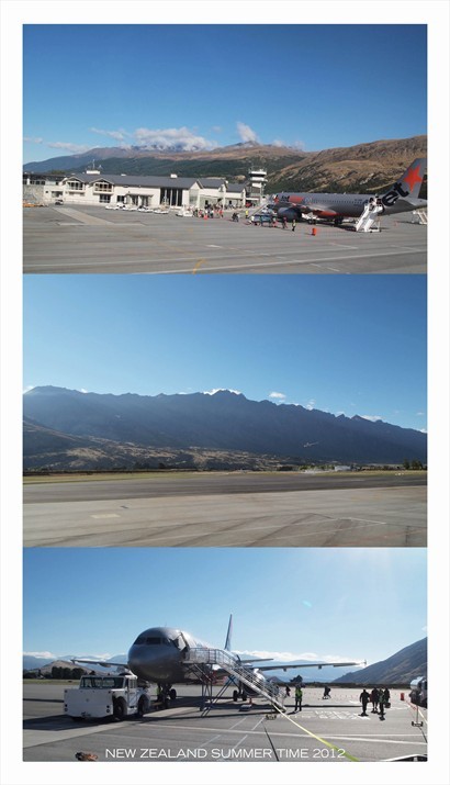 到達皇后鎮內陸機場,雙眼的目光被宏偉壯觀的 Remarkable Mountain 攝住了靈魂!
