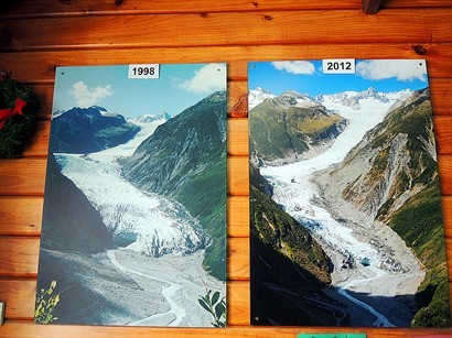 冰河極大的變化