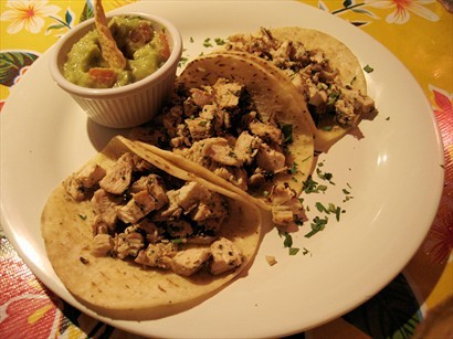 Chicken Tacos with Guacamole