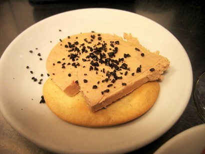 Foie Gras Montadito with Volcanic Salt