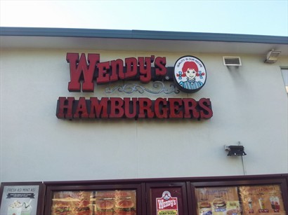 Wendy's Hamburger的側門