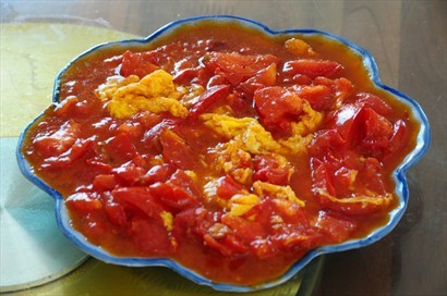蕃茄炒土雞蛋