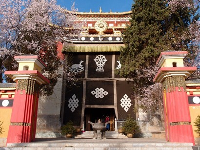 公園內的藏傳佛教大殿