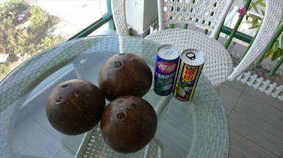 新鮮椰子與罐裝椰子!!