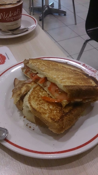 Tomato and Cheese Sandwich