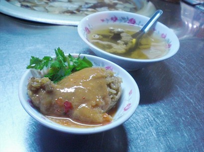 香菇肉粽、香菇肉湯