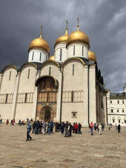 聖母升天大座堂（Успенский Собор）俄國歷代君主進行加冕儀式和主教交接儀式都在這裡舉行
