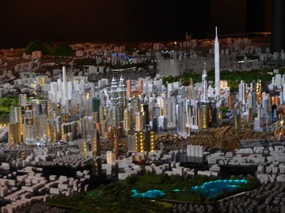 城市模型展, 用英語介紹吉隆坡市的發展