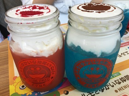 COOKIE MONSTER'S LYCHEE AND GRAPEFRUIT SODA