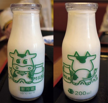 80円，新鮮香甜濃滑鮮奶。