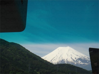 乘車時看見富士山！！
