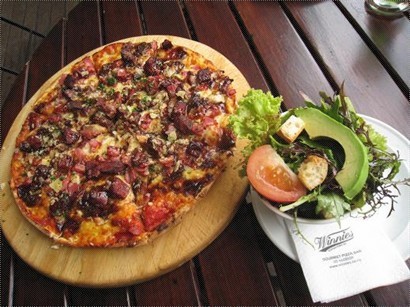 Tri Factor Pizza & Green Salad