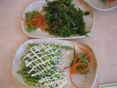 梅香野菜、蘆筍沙拉