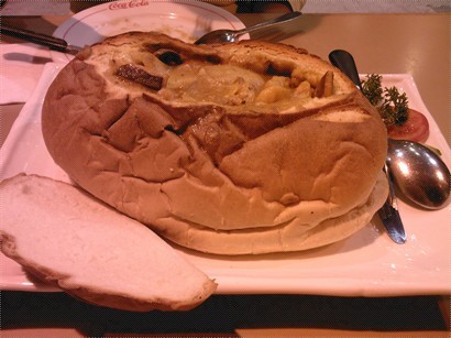 咖哩海鮮麵包
