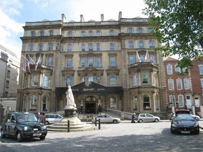 Marriott Hotel next to the College Green