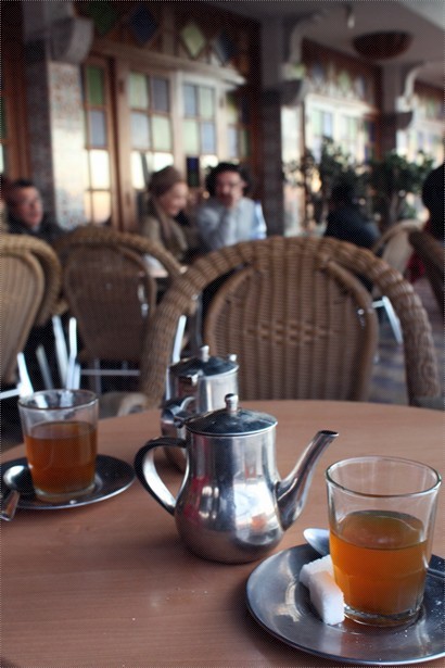 薄荷茶是摩洛哥的主要飲料.